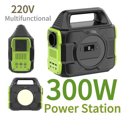 Display de cristal líquido Bateria de lítio 300W Armazenamento de energia portátil Fornecedor de energia