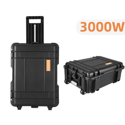Bateria LiFePO4 3000W2048wh Estação de energia portátil para banco de carregamento de veículos elétricos