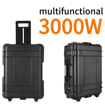 Bateria de armazenamento de energia LiFePO4 de potência máxima de 6000W para estação de energia solar doméstica portátil