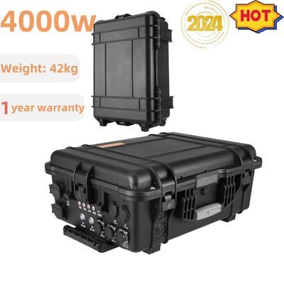3000W 4000W Gerador Solar Portátil de Grande Capacidade para RV e Outdoor Tempo de Carregamento 6-7h