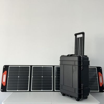 Gerador solar portátil de 6000 watts com bateria de lítio ternária e estação de energia móvel