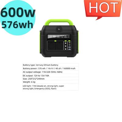 600W Estação de Energia Portátil Silenciosa Gerador Solar Reciclável S6 S6 Acampamento ao Ar Livre