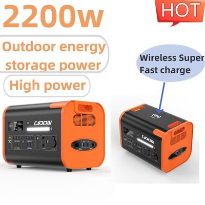 Un38.3/Msos Autenticação 2200W Estação de Carregamento Portátil 220V Gerador Solar para Escritório