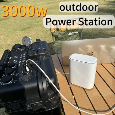 Estação de potência portátil de lítio ferro fosfato de 3 kW para função de proteção de moedor de ângulo