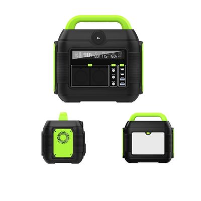 Gerador solar de 600 W com luz LED de cor personalizável e função de proteção contra curto-circuito