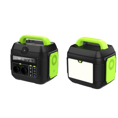 Gerador solar de 600 W com luz LED de cor personalizável e função de proteção contra curto-circuito
