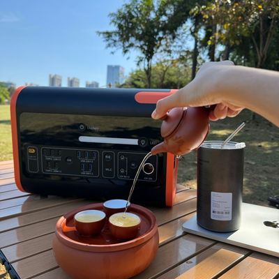 Gerador de emergência solar de armazenamento de energia exterior de 2000W com saída de onda senoidal pura de CA