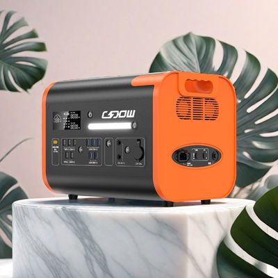 Gerador de armazenamento de energia de emergência para acampamento ao ar livre 2200W Potência de saída 2048wh Capacidade
