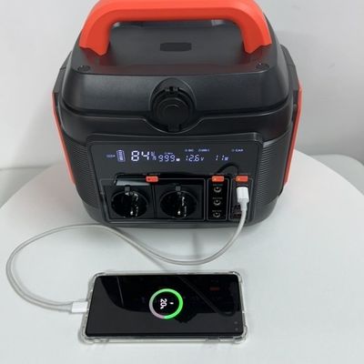 Gerador solar portátil de 600W para RV de acampamento com saída de 220V e autenticação Un38.3/MSDS