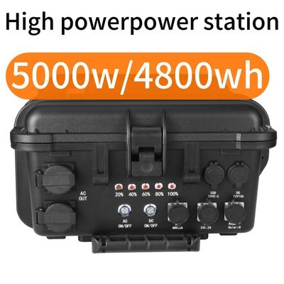 Estação de energia portátil multifuncional de 5000W com bateria LT-50 de lítio e ferro fosfato