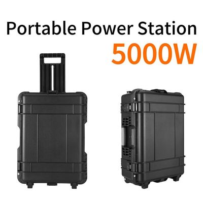 Gerador de energia solar portátil de 5000W para estação de emergência ao ar livre