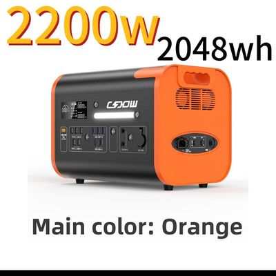 Fornecedor de energia portátil de carregamento rápido de 1500W com ecrã e estação de energia móvel UPS de 1800W