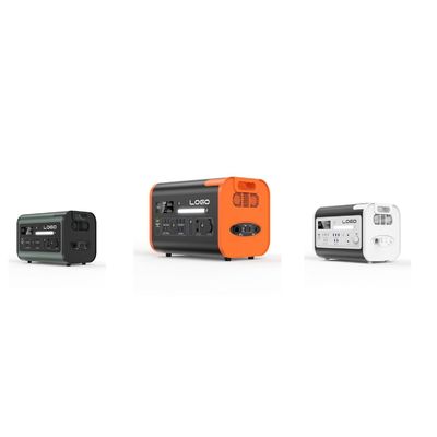 Fornecedor de energia portátil de carregamento rápido de 1500W com ecrã e estação de energia móvel UPS de 1800W
