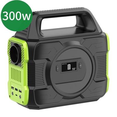 Bateria de lítio 300W 288Wh Estação de energia portátil multifuncional com ecrã LCD