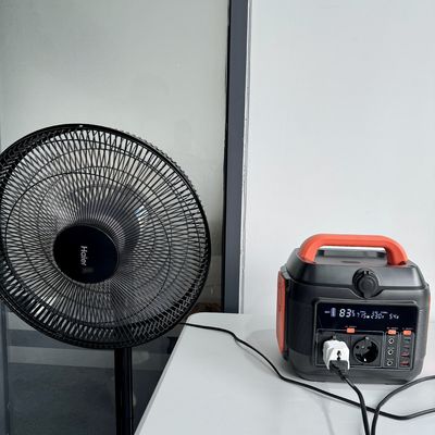 S6 600W Display LCD para acampamento ao ar livre Estação de energia portátil Bateria removível Não pode