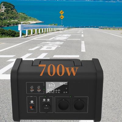 Gerador solar de 700W A sua melhor escolha para acampamento ao ar livre Estação de energia portátil
