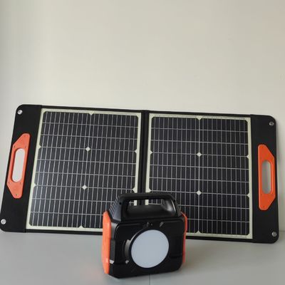 Mercado da América do Norte Estação de energia dinâmica de acampamento com bateria de lítio e painel solar