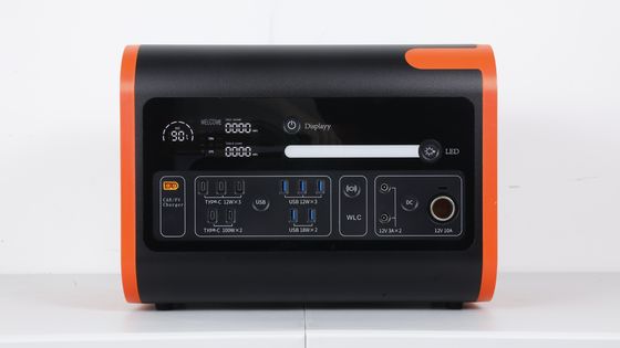 Estação eléctrica de emergência exterior de grande capacidade 2200W 2048wh 40ah com USB 12W*3/18W*2