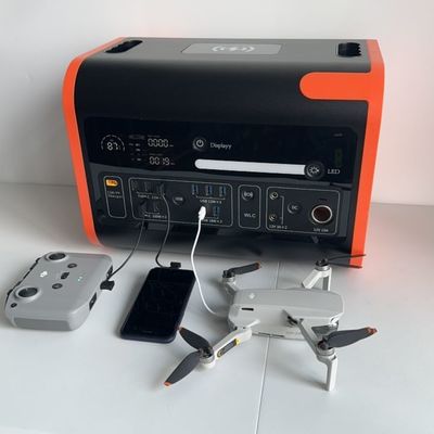 Bateria Removível Pode Não 2200W2048wh Carregamento Solar Actividade ao Ar Livre Estação de Energia Móvel