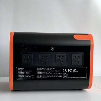 Estação de acampamento de emergência solar portátil de alta potência 2200W com todas as tomadas de saída AC