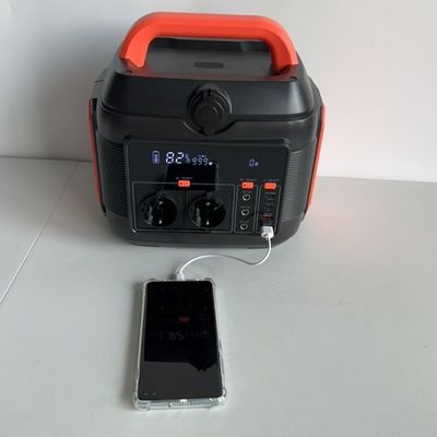 Banco de energia de emergência Estação de energia portátil de armazenamento de energia de 600 W com vida útil de ciclo longo