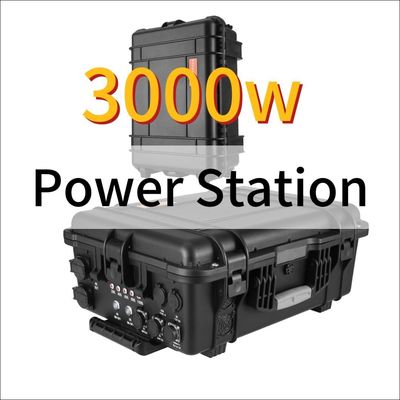 Todos os aparelhos Negro 3000W Emergência Portátil Drone Solar Central de Energia de Alta Capacidade