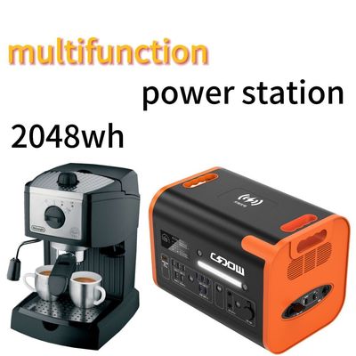 2200W/2048wh 40ah Outdoor Adventure Estação de Energia Portátil com durabilidade