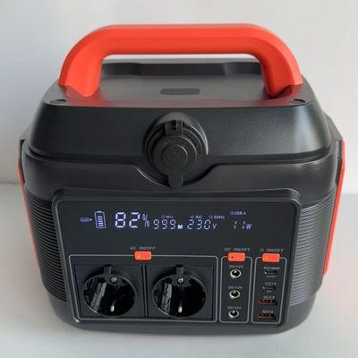 600W 576wh Central de Energia Solar Portátil de Emergência para o Mercado e Actividades ao Ar Livre