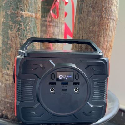 Bateria de 48000mAh Capacidade de 200W Gerador Solar Portátil Tipo-C Estação de Saída AC USB DC