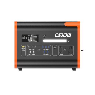 Todas as tomadas de saída AC 2200W Central de energia de emergência interior com saída de energia constante