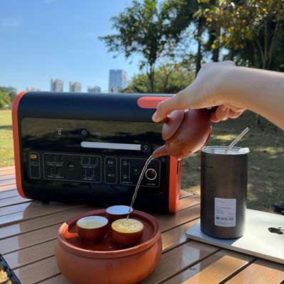 Instalação de energia móvel portátil de 800W de entrada solar Inverter de onda senoidal puro de 200W 2200W Emergência ao ar livre