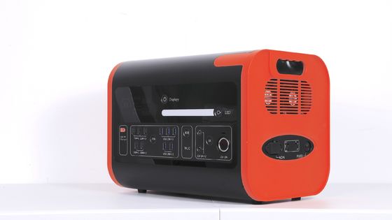 2200W40ah Carregamento sem fio Estação de energia solar em laranja quente com preto