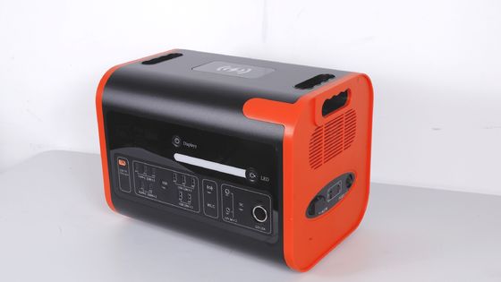 2200W40ah Carregamento sem fio Estação de energia solar em laranja quente com preto