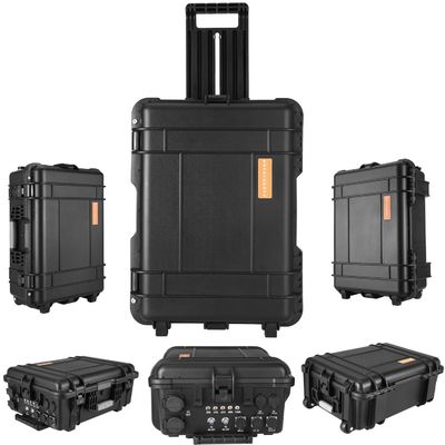 8000W Pico de Potência OEM ODM 140ah Outdoor Gerador Solar Negro Estação de Energia de Emergência