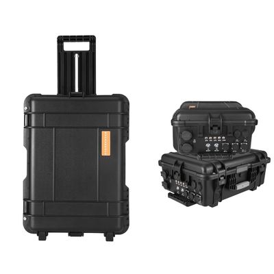 8000W Pico de Potência OEM ODM 140ah Outdoor Gerador Solar Negro Estação de Energia de Emergência