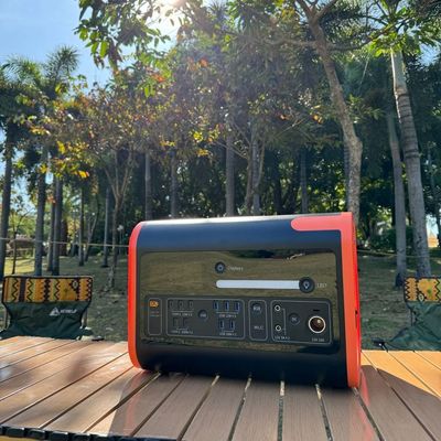1000W gerador móvel carregador solar tomada de saída AC para 2200W estação de energia exterior