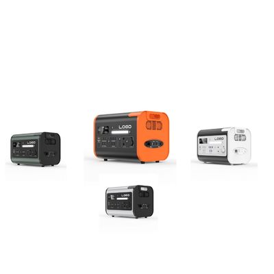Estação de energia portátil 1500W/2200W/3000W UPS com tomada de saída AC em laranja preta