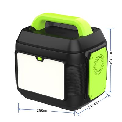 Fornecimento de energia por bateria de lítio de 600W para o mercado Aii USB Tipo C Saída DC e AC