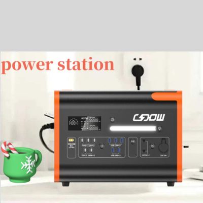 2200W/2048wh Estação de energia portátil com caixa à prova de fogo e inversor de onda senoidal puro