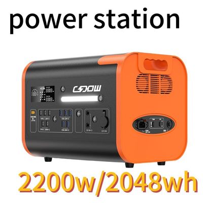 Estação de energia solar portátil com certificação CE 2200W/2400W/3000W para atividades ao ar livre