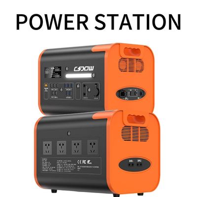 Estação de energia de emergência portátil de grande capacidade 2048wh/40ah com carga sem fio de 15W