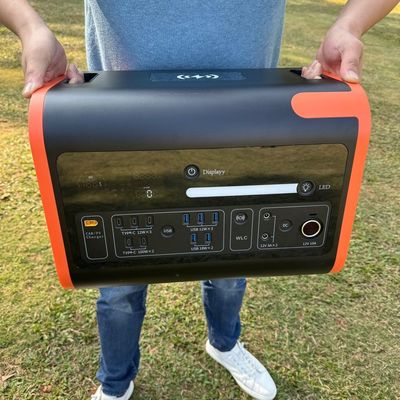 Tempo de vida 2000 vezes 600W Armazenamento de energia doméstica Gerador solar 2200W Estação de energia portátil