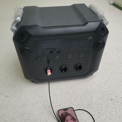 2500W AC Output 3600W Gerador Solar Estação de Energia Portátil para Camping/RV ao Ar Livre