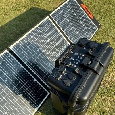 Estação de energia portátil com bateria LiFePO4 de 3000W 3000wh com modo de carregamento de painéis solares