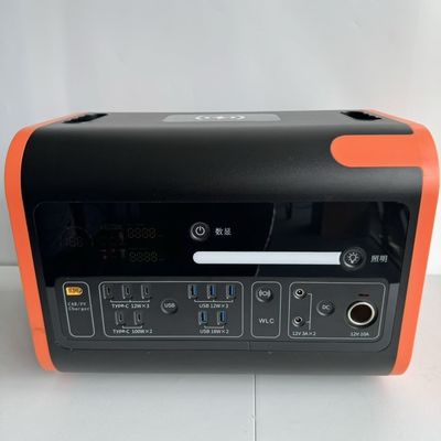 2200W 2048wh Central de Energia Portátil para Carregamento de Painéis Solares no Exterior em Casos de Emergência