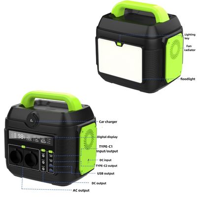 Direct Outdoor Camping Mobile Power Portátil Estação de Energia Tempo de Carregamento 5.5h-7h
