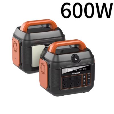 2024 Central de energia portátil de 600W/7000W para viagens ao ar livre e emergências familiares