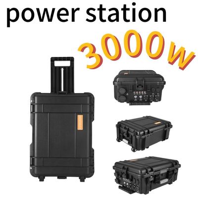 Viagem 3000W/220V/110V/UPS Pure Sine LiFePO4 Backup Battery Camping Estação de energia portátil