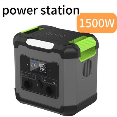Estação de energia móvel portátil multifuncional 1500W-1344wh para preparação de emergências