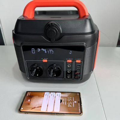 Estação de energia portátil de emergência com saída AC 220V 50Hz/110V 60Hz e bateria de lítio